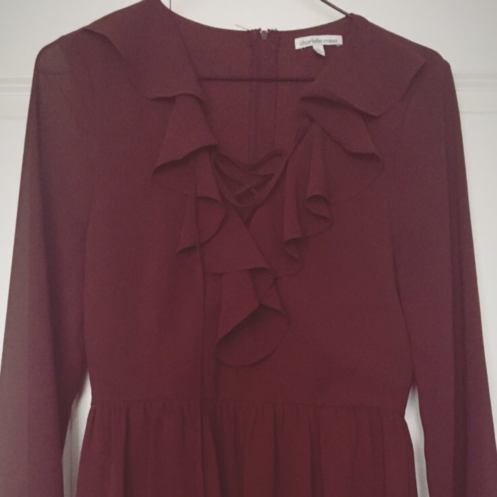 maroon tunic/dress.